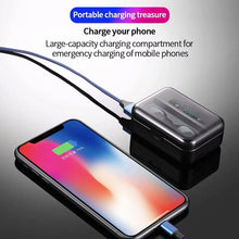 Charger l&#39;image dans la galerie, ÉCOUTEURS 6D SANS FIL ORIGINAL AVEC POWER BANK INTEGÉ