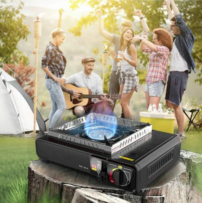 Portable Gas Stove Mini Camping Gas Stove de camping et plage