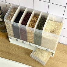Charger l&#39;image dans la galerie, Boîte de rangement de céréales sèches avec 6 compartiments